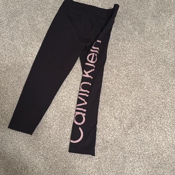 Calvin Klein Black and Pink  Leggings - Picture 2 of 6